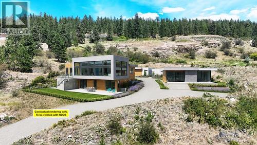 Conceptual rendering only. Confirm and verify with RDOS for actual building regulations. - 2262 Naramata Road, Naramata, BC 