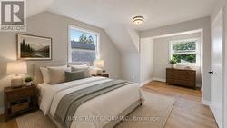 Second Floor large Bedroom, AI staged - 