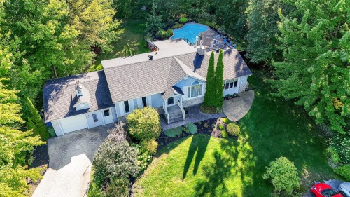 Aerial View - 208 Rue Des Cerfs, Farnham, QC 