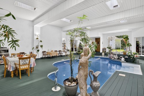 Piscine - 87 Rg St-François, Lanoraie, QC - Indoor With In Ground Pool