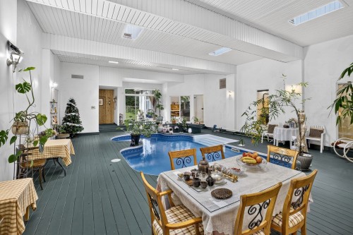 Piscine - 87 Rg St-François, Lanoraie, QC - Indoor Photo Showing Other Room With In Ground Pool