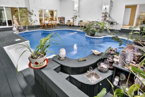 Piscine - 87 Rg St-François, Lanoraie, QC -  Photo Showing Other Room With In Ground Pool