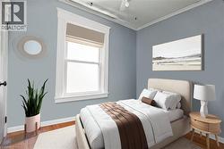 Bedroom #2 on second floor. Virtually staged - 