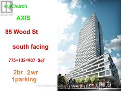 2603 - 85 WOOD STREET  Toronto, ON M4Y 0E8