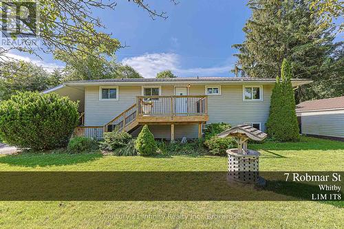 7 ROBMAR STREET  Whitby (Brooklin), ON L1M 1T8
