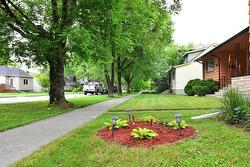 Lovely flower bed in front yard - 