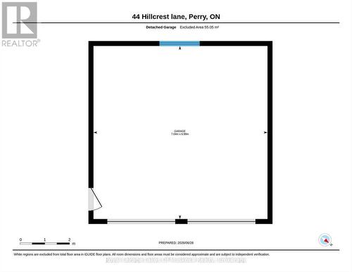 Garage - 44 Hillcrest Lane, Perry, ON 