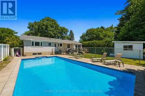 Fenced saltwater inground pool! - 12 Bradgate Drive, Ottawa, ON 