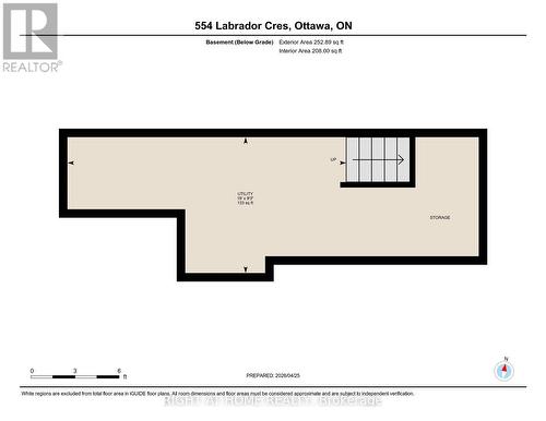 Basement - 554 Labrador Crescent, Ottawa, ON 
