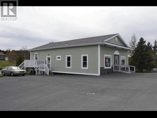 Upper door to apartment/lower door to retail space - 27-29 Conception Bay Highway, Clarkes Beach, NL 