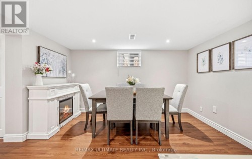 Dining area with above grade window - 5 Mendip Crescent, Toronto, ON 