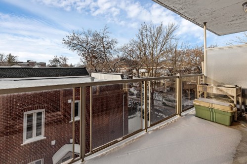 Balcony - 304-5865 Av. De Monkland, Montréal (Côte-Des-Neiges/Notre-Dame-De-Grâce), QC - Outdoor With Balcony With Exterior