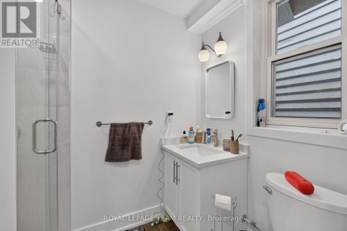 Upper unit remodelled 3 pc bathrm w/glass door - 169 Florence Street, Ottawa, ON 