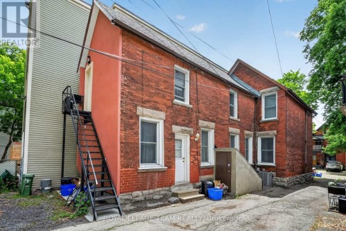 Note brown door provides direct access to basement - 169 Florence Street, Ottawa, ON 