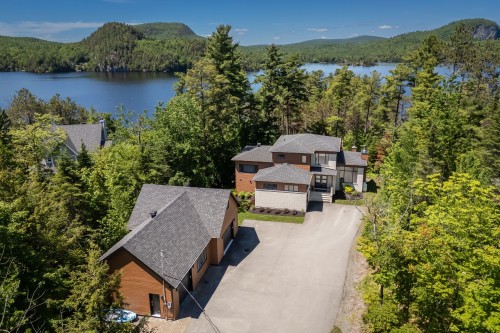 Photo aérienne - 220 Rue De L'Archipel, Saint-Denis-De-Brompton, QC - Outdoor With Body Of Water With View