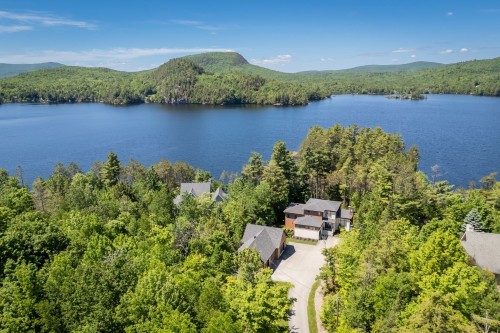 Photo aérienne - 220 Rue De L'Archipel, Saint-Denis-De-Brompton, QC - Outdoor With Body Of Water With View