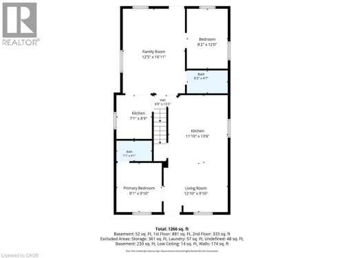 Floor plan - 78 Hillyard Street, Hamilton, ON 