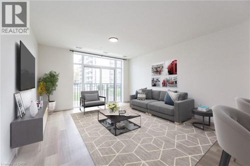 Virtually Staged - 24 Union Street E Unit# 103, Waterloo, ON 