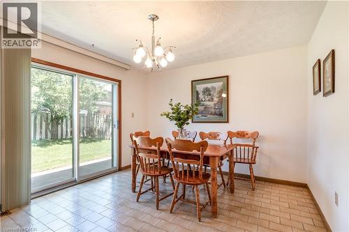 Family room with backyard exit - 102 Markson Crescent, Hamilton, ON 