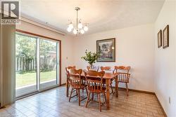 Family room with backyard exit - 