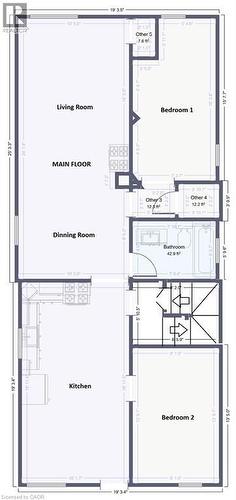 Floor plan - 92 East 24Th Street, Hamilton, ON 
