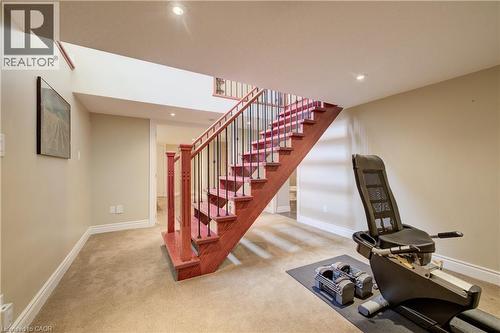 Stairs to basement level - 200 Macdonald Place, Waterloo, ON 