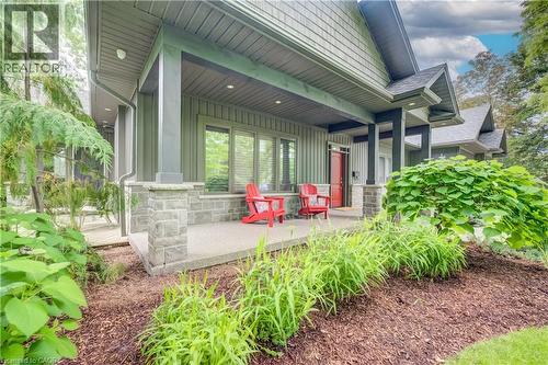 Aggregate Covered Front Porch - 200 Macdonald Place, Waterloo, ON 