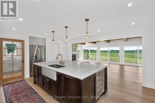 Island- Undermount Sink/ Built-In Bosch Dishwasher - 930 Marshall Road, Tiny, ON 