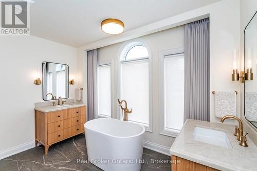 Dual Oak/Marble Vanities - Heated Floor - 930 Marshall Road, Tiny, ON 