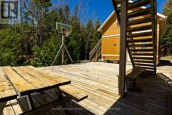 Lower Deck with Basketball Net - 