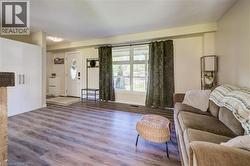 Living Room w/ Electric Fireplace - 
