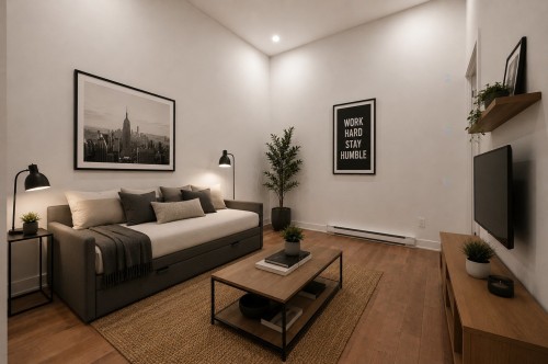 Salon - 3-2691 Av. Charlemagne, Montréal (Mercier/Hochelaga-Maisonneuve), QC 