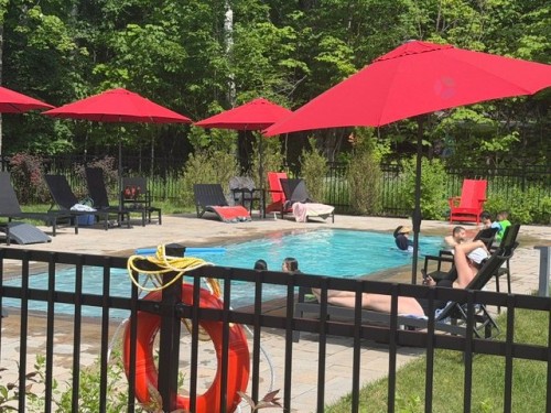 Piscine - 102-1000 Allée De Verbier, Mont-Tremblant, QC - Outdoor With In Ground Pool With Backyard