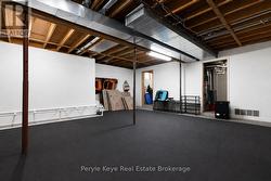 High ceilings in unfinished lower level - 