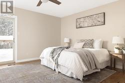 Second floor - bedroom w/ walkout to private deck - 