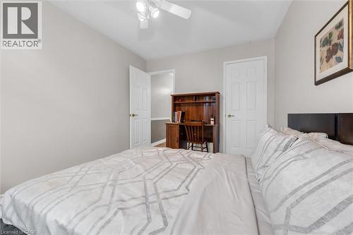 Light grey painted walls with a white ceiling featuring a ceiling fan - 149 Silverbirch Boulevard, Hamilton, ON 