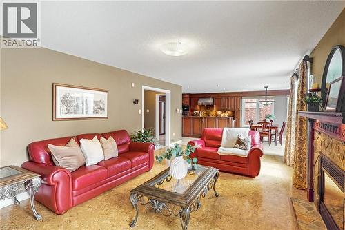 6872 Round Leaf Court, Mississauga, ON - Indoor Photo Showing Living Room With Fireplace