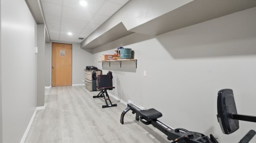 Sous-sol - 1020 144E Rue, Saint-Georges, QC - Indoor Photo Showing Gym Room