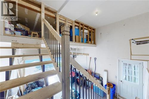 Garage with built-in storage - 658 Mortimer Drive, Cambridge, ON 