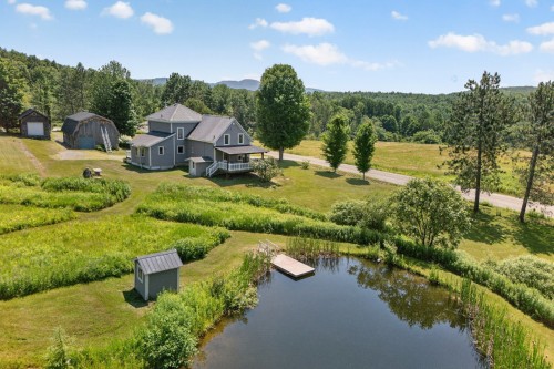 Back of Structure - 101 Ch. Soles, Lac-Brome, QC - Outdoor With Body Of Water With View