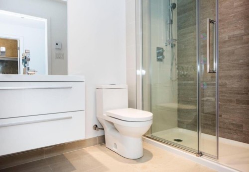Salle de bains - 907-1220 Rue Crescent, Montréal (Ville-Marie), QC 