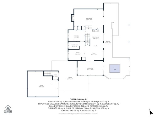 Floor Plan - 307 Ch. Des Aigles, Nominingue, QC 