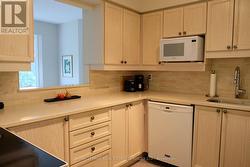 kitchen with granite countertops - 