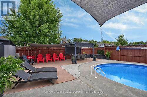 3 Lockwood Street, Cambridge, ON - Outdoor With In Ground Pool With Deck Patio Veranda With Backyard