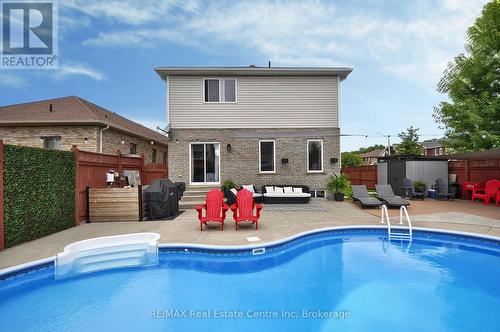 3 Lockwood Street, Cambridge, ON - Outdoor With In Ground Pool With Deck Patio Veranda With Backyard With Exterior