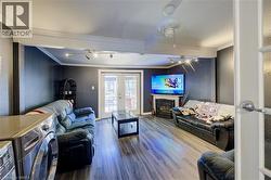 Sunken Family Room w/ gas FP & access to backyard - 