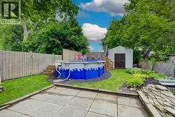 Above ground pool w/ deck - 