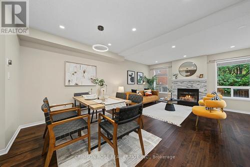 506 Pondview Place, Oakville, ON - Indoor With Fireplace