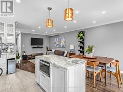 updated kitche with island & stone countertops - 
