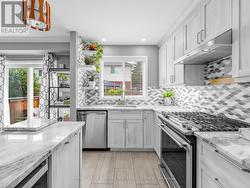 updated kitchen with island - 